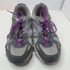 New Balance Women's Gray and Purple Running Shoes Size 10